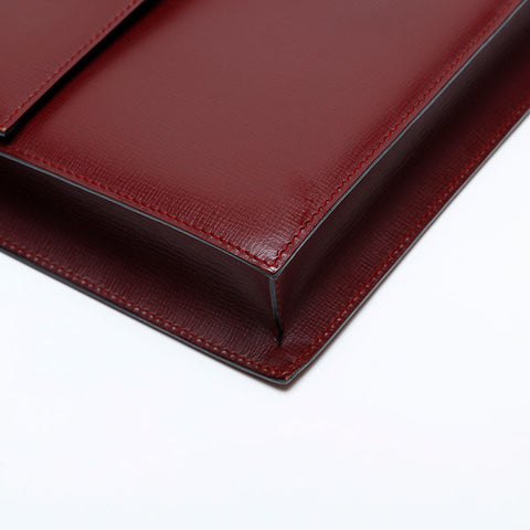 カルティエ CARTIER レザー ハンドバッグ ブラウン WS22169