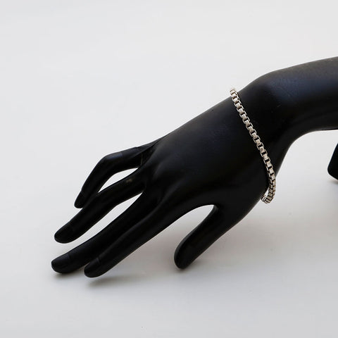 ティファニー TIFFANY&Co. ベネチア チェーン 925 ブレスレット シルバー WS22186