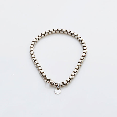 ティファニー TIFFANY&Co. ベネチア チェーン 925 ブレスレット シルバー WS22186