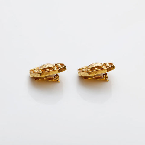 イヴ・サンローラン YVES SAINT LAURENT ラージ イヤリング ゴールド WS22187
