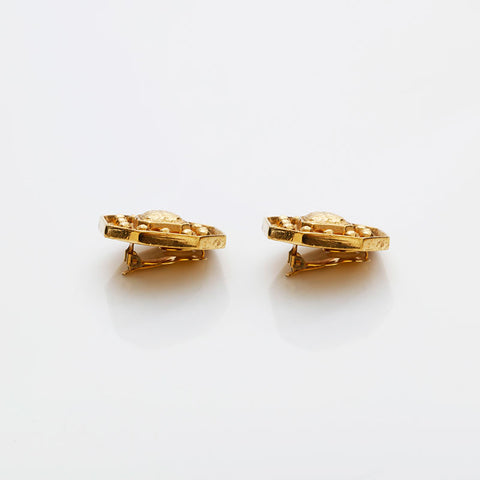イヴ・サンローラン YVES SAINT LAURENT ラージ イヤリング ゴールド WS22187