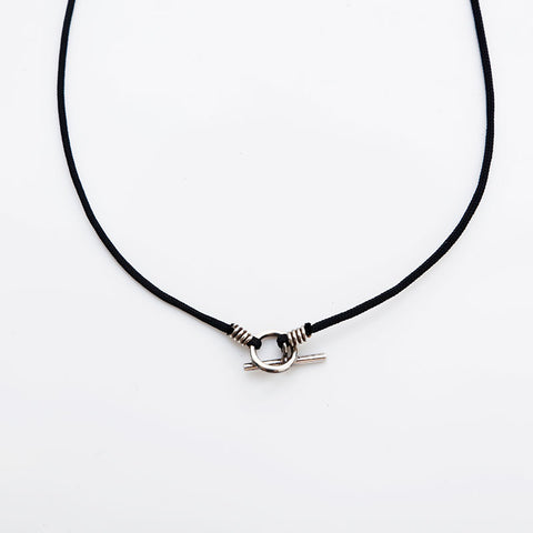 HERMES Lima PM 925 Necklace Silver WS22198