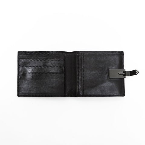 BOTTEGA VENETA INTRECCIATO leather Bifold Wallet black WS 22200