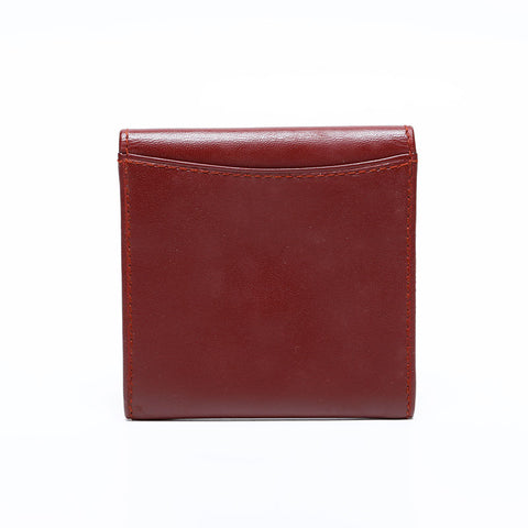 CARTIER Leather Mustodo Coin case Red WS22202