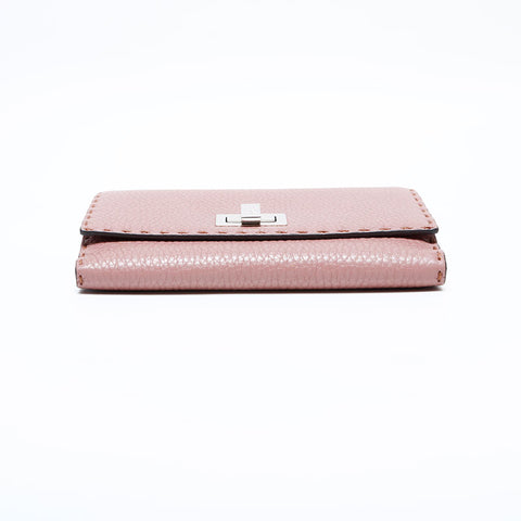 FENDI Celeria leather Bifold Wallet pink WS22203