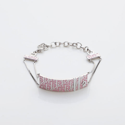 Christian Dior Trotter plate bracelet Silver WS22207