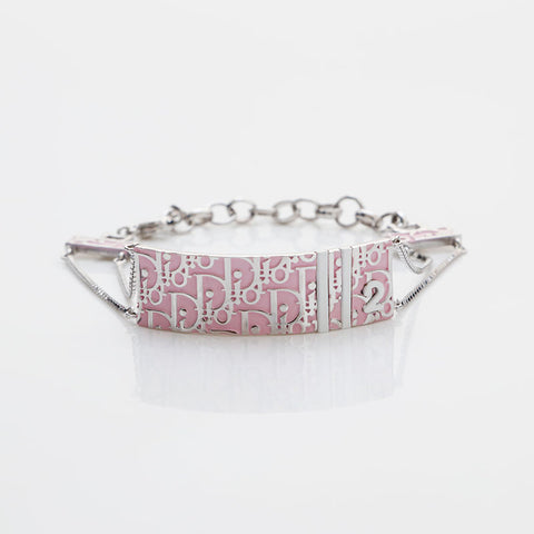 Christian Dior Trotter plate bracelet Silver WS22207
