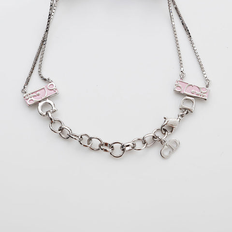 Christian Dior Trotter plate bracelet Silver WS22207