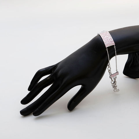 Christian Dior Trotter plate bracelet Silver WS22207