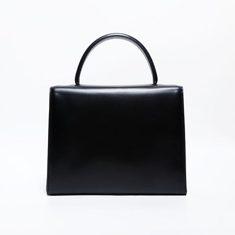 極美品 カルティエ CARTIER レザー パンテール ハンドバッグ ブラック WS22211