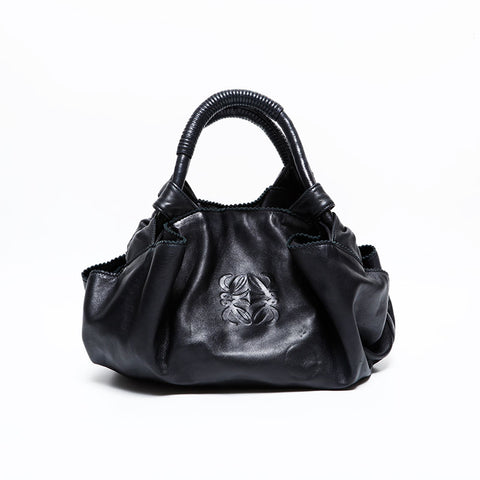 ロエベ LOEWE レザー アナグラム ナッパ アイレ ハンドバッグ ブラック WS22213
