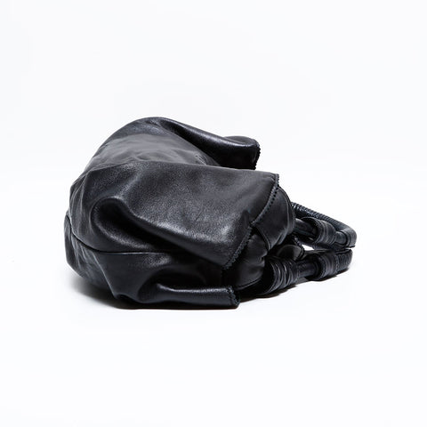 ロエベ LOEWE レザー アナグラム ナッパ アイレ ハンドバッグ ブラック WS22213