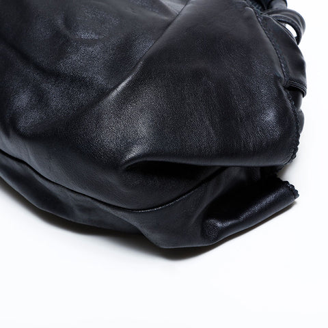 ロエベ LOEWE レザー アナグラム ナッパ アイレ ハンドバッグ ブラック WS22213