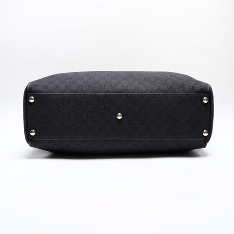 極美品 グッチ GUCCI GGキャンバス 2way ボストンバッグ ブラック WS22215