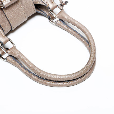 フェンディ FENDI レザー セレリア ショルダーバッグ ゴールド WS22217