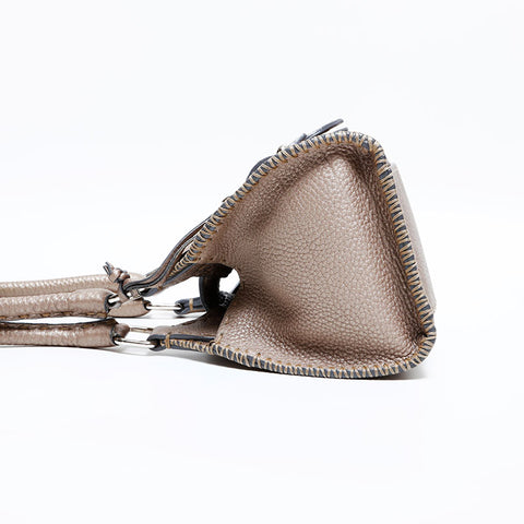 フェンディ FENDI レザー セレリア ショルダーバッグ ゴールド WS22217