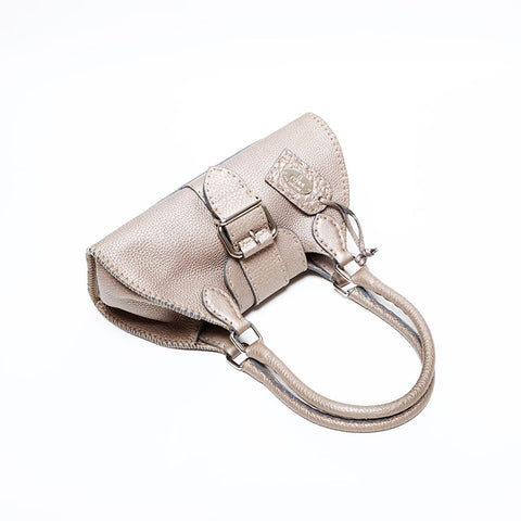 フェンディ FENDI レザー セレリア ショルダーバッグ ゴールド WS22217