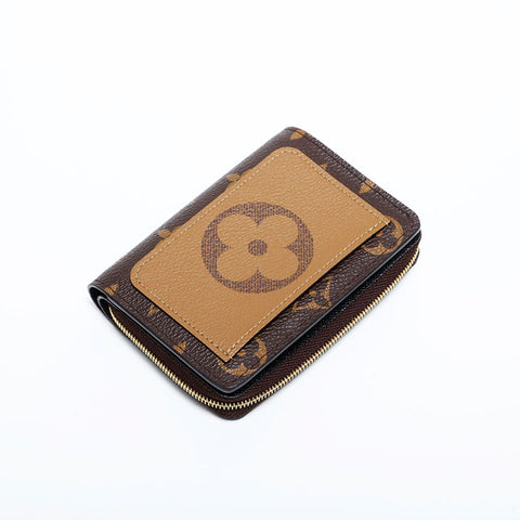 ルイ・ヴィトン LOUIS VUITTON ポルトフォイユ・ルー 二つ折り財布 ブラウン WS22221
