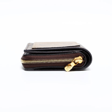 ルイ・ヴィトン LOUIS VUITTON ポルトフォイユ・ルー 二つ折り財布 ブラウン WS22221