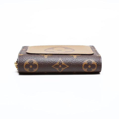 ルイ・ヴィトン LOUIS VUITTON ポルトフォイユ・ルー 二つ折り財布 ブラウン WS22221