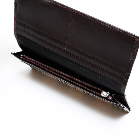 バーバリー BURBERRY ノバチェック 長財布 ベージュ WS22222