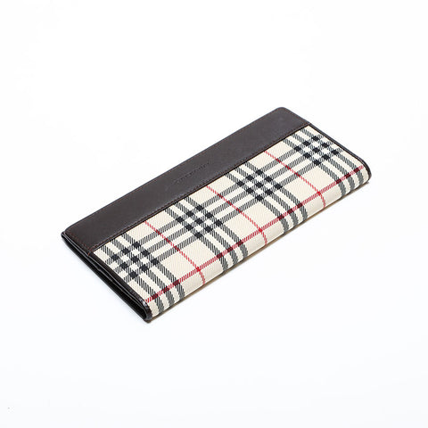 バーバリー BURBERRY ノバチェック 長財布 ベージュ WS22222