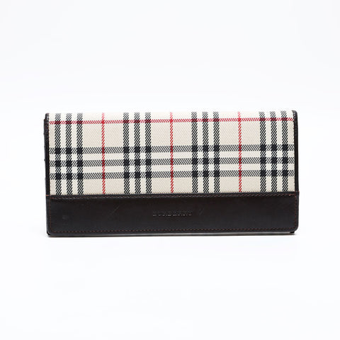 バーバリー BURBERRY ノバチェック 長財布 ベージュ WS22222