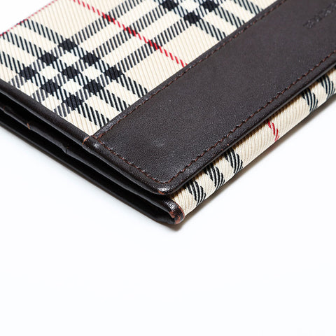 バーバリー BURBERRY ノバチェック 長財布 ベージュ WS22222