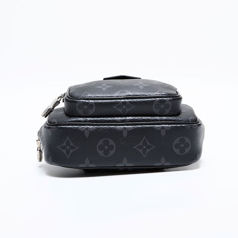 ルイ・ヴィトン LOUIS VUITTON タイガ ラマ アウトドア ポシェット ショルダーバッグ ブラック WS22224