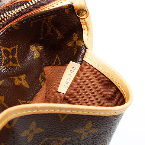 LOUIS VUITTON 2005 Monogram Popincourt Long Shoulder Bag Brown WS22226