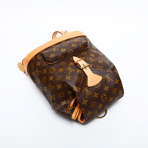 LOUIS VUITTON 1998 Monogram MontsourisMM Backpack  Daypack Brown WS22227