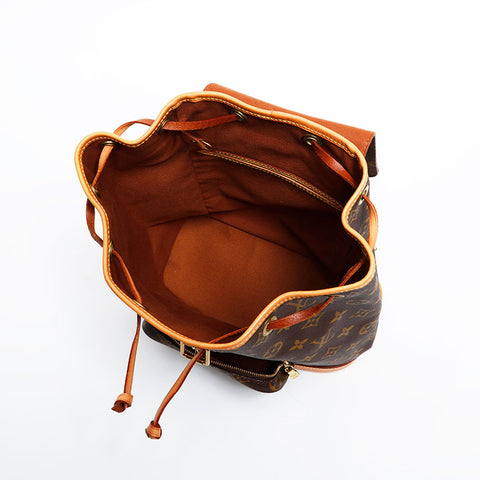 LOUIS VUITTON 1998 Monogram MontsourisMM Backpack  Daypack Brown WS22227