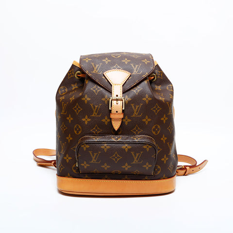 LOUIS VUITTON 1998 Monogram MontsourisMM Backpack  Daypack Brown WS22227