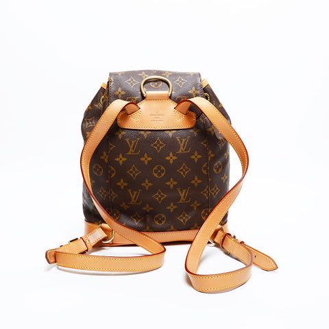 ルイ・ヴィトン LOUIS VUITTON 1998年製 モノグラム モンスリMM リュック・デイパック ブラウン WS22227