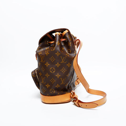 ルイ・ヴィトン LOUIS VUITTON 1998年製 モノグラム モンスリMM リュック・デイパック ブラウン WS22227