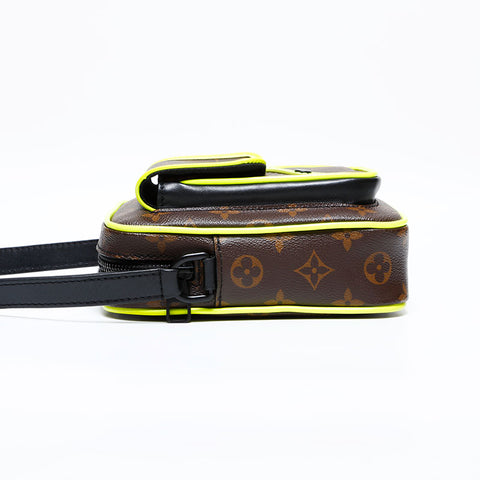 LOUIS VUITTON Monogram Christopher Wearable Wallet Shoulder Bag Brown WS22231