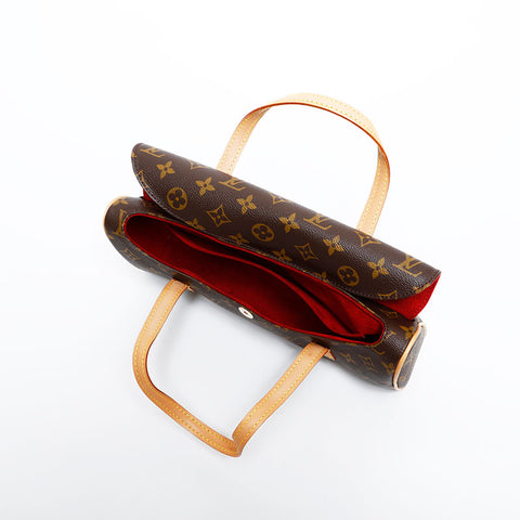ルイ・ヴィトン LOUIS VUITTON 2002年製 ソナチネ モノグラム ハンドバッグ ブラウン WS22233