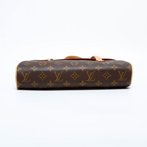 ルイ・ヴィトン LOUIS VUITTON 2002年製 ソナチネ モノグラム ハンドバッグ ブラウン WS22233