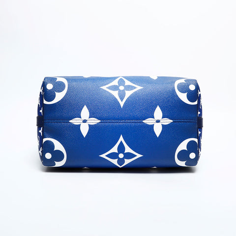 ルイ・ヴィトン LOUIS VUITTON 2020年製 スピーディ バンドリエール30 LVエスカル ボストンバッグ ブルー WS22234