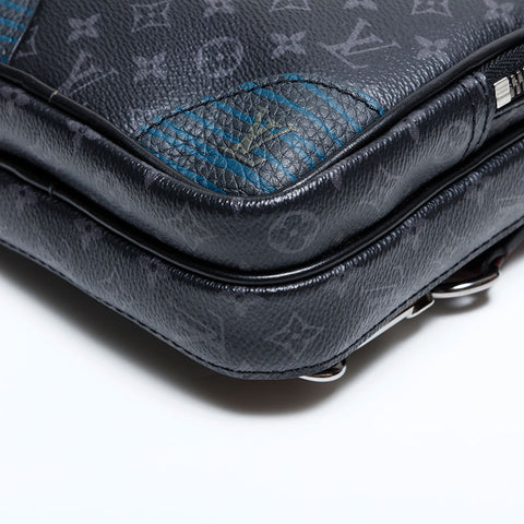 ルイ・ヴィトン LOUIS VUITTON モノグラム エクリプス アマゾン スリングバッグ ショルダーバッグ ブラック WS22236