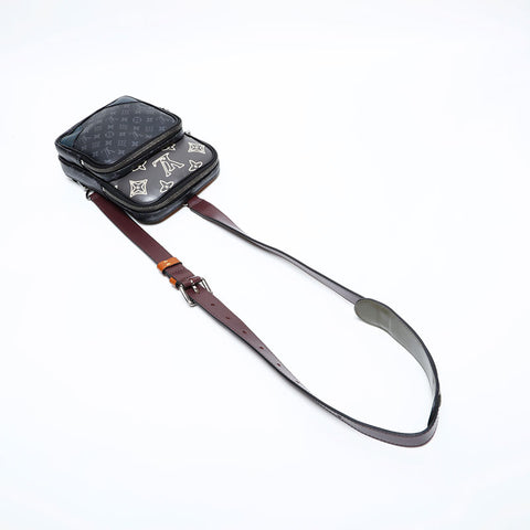 LOUIS VUITTON Monogram Eclipse Amazon Sling Bag Shoulder Bag black WS22236