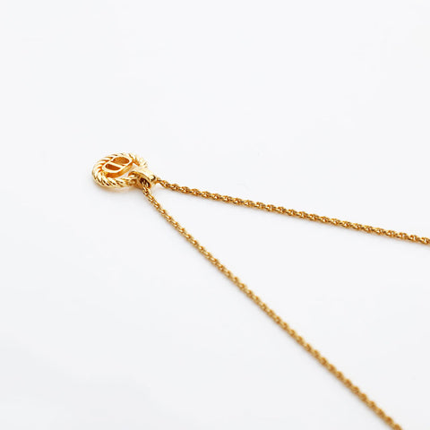 Christian Dior CD logo Necklace gold WS22241