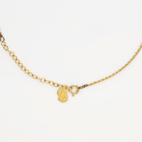 Christian Dior CD logo Necklace gold WS22241