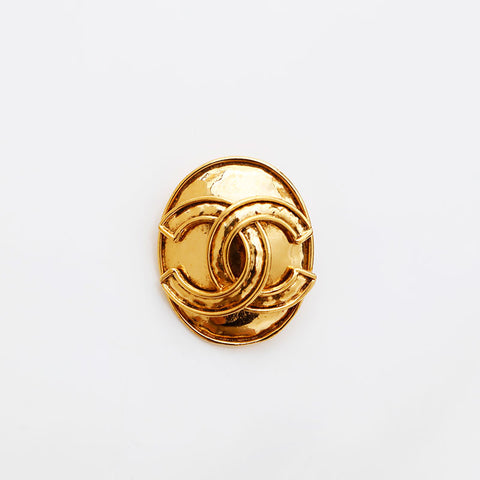 CHANEL 94P COCO Mark Brooch gold WS22242