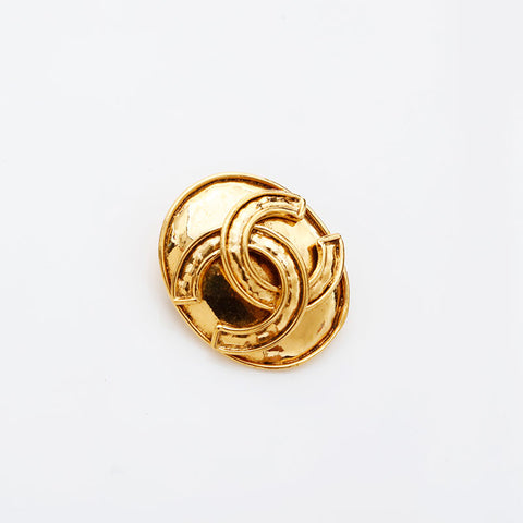 CHANEL 94P COCO Mark Brooch gold WS22242