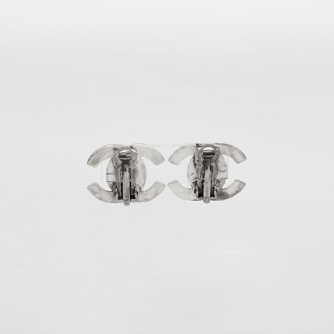 CHANEL 96P Turn Lock Earring Silver WS22244