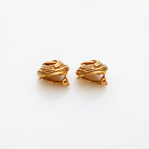 CHANEL 94A COCO Mark Earring gold WS22245