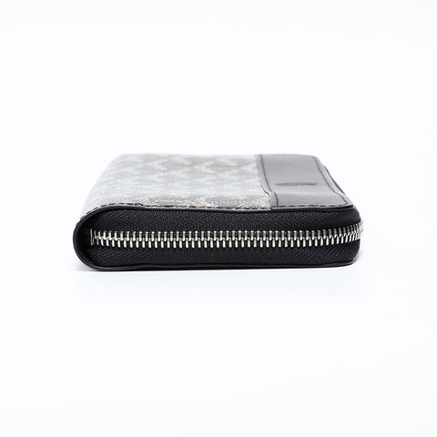 GOYARD Matignon GM Round Zip Purse black WS22247