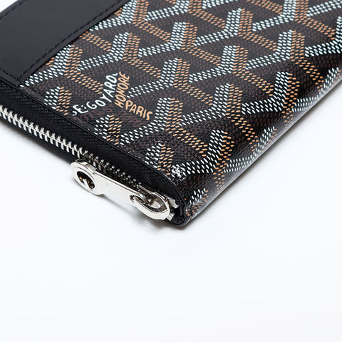 GOYARD Matignon GM Round Zip Purse black WS22247