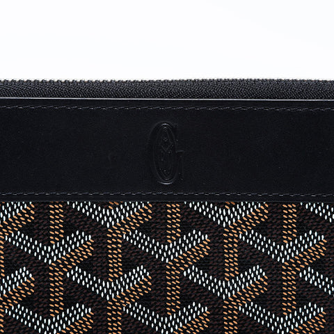 GOYARD Matignon GM Round Zip Purse black WS22247